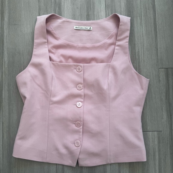 Abercrombie & Fitch Tops - Abercrombie and Fitch Pastel Square Neck Vest Top